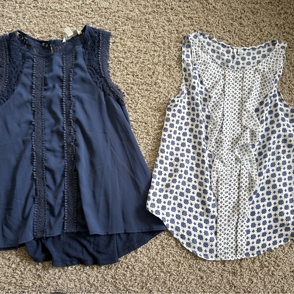 XS tank tops